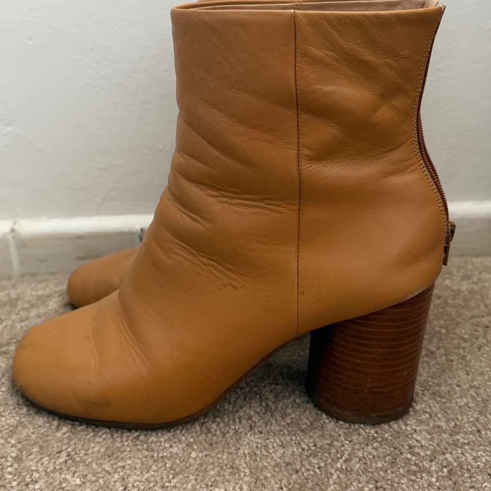 Maison Martin Margiela Tan Ankle Boots - Picture 4 of 8